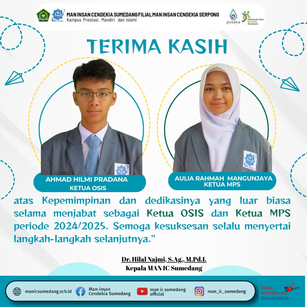 Ketua Osis dan MPS Periode 2024/2025